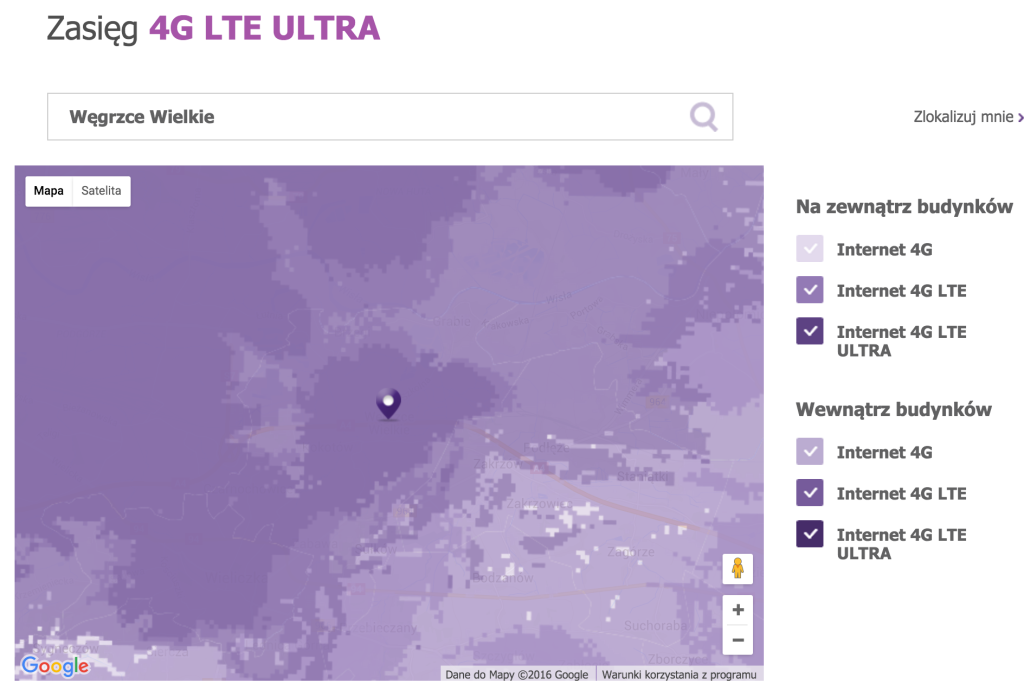 Play ULTRA LTE węgrzce wielkie